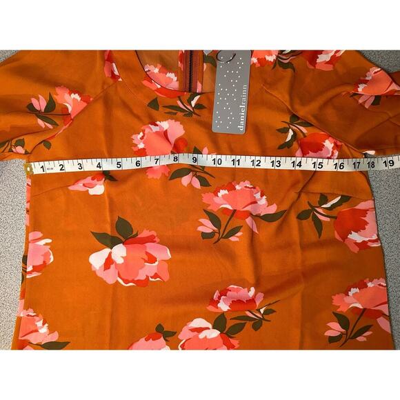 Daniel Rainn | NWT | XS Petite | Floral blouse back zipper feminine grandma boho - Picture 3 of 10